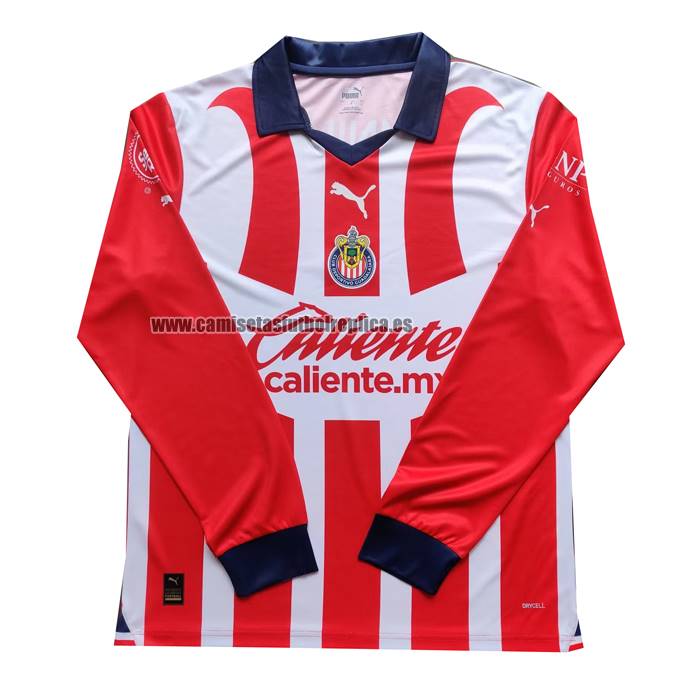 Camiseta Guadalajara Primera Manga Larga 2023-24